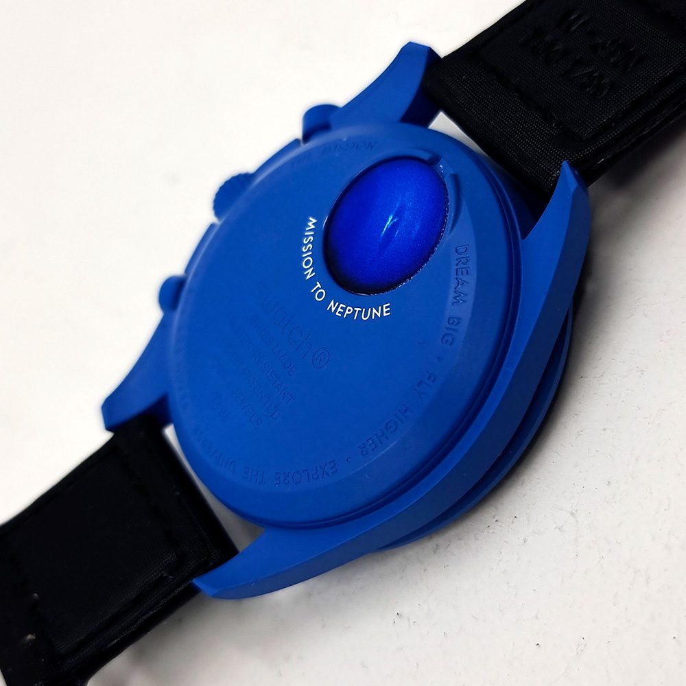 Swatch Moonswatch – Ref. SO33N100, Gut – 15/18