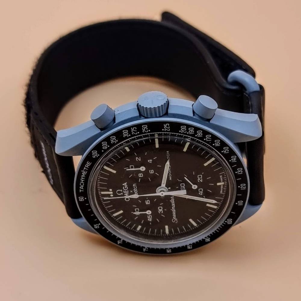 Swatch Moonswatch – Ref. SO33M100, Neu – 18/21