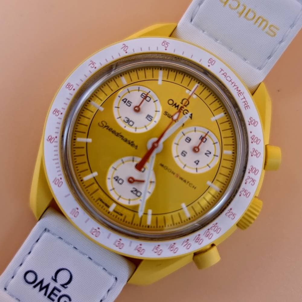 Swatch Moonswatch – Ref. SO33J100, Gut