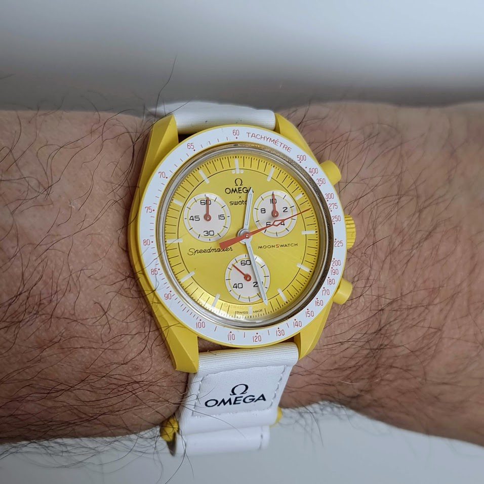 Swatch Moonswatch – Ref. SO33J100, Gut – 11/17