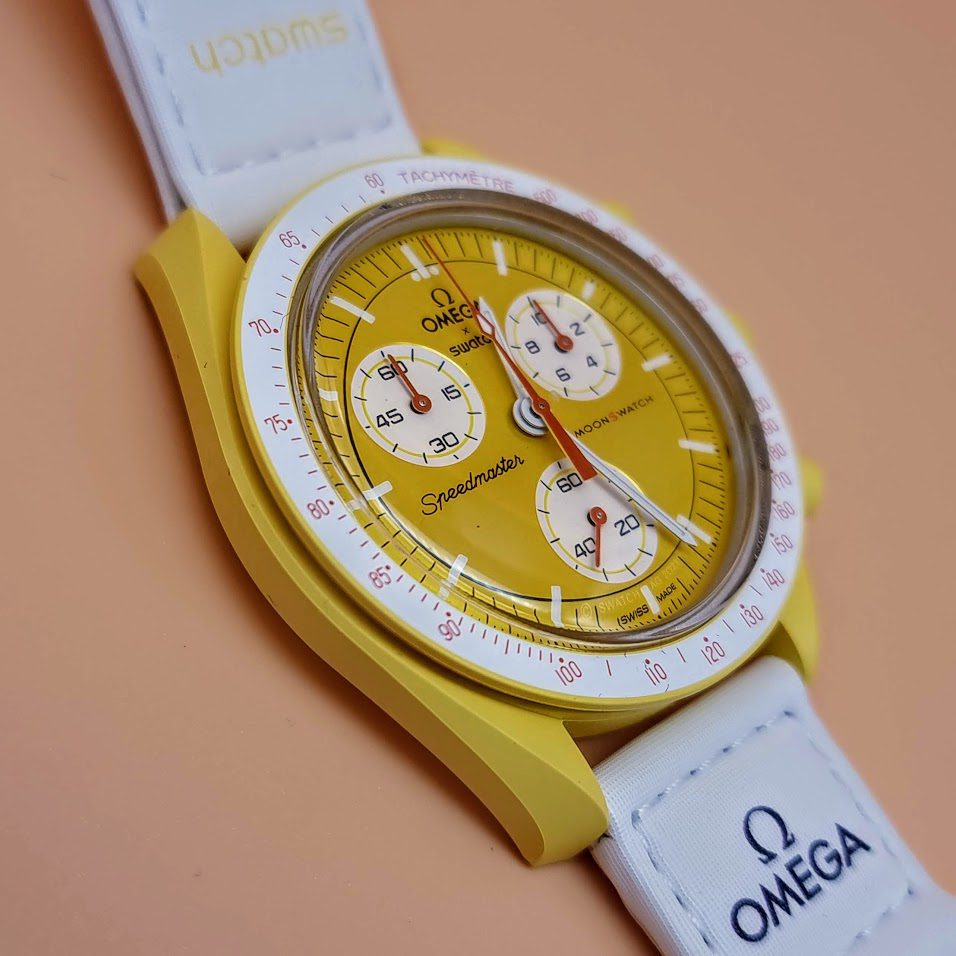 Swatch Moonswatch – Ref. SO33J100, Gut – 12/17