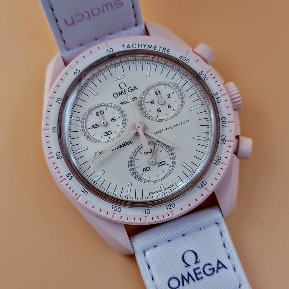 Swatch Moonswatch – Ref. SO33P100, Gut – 5/17