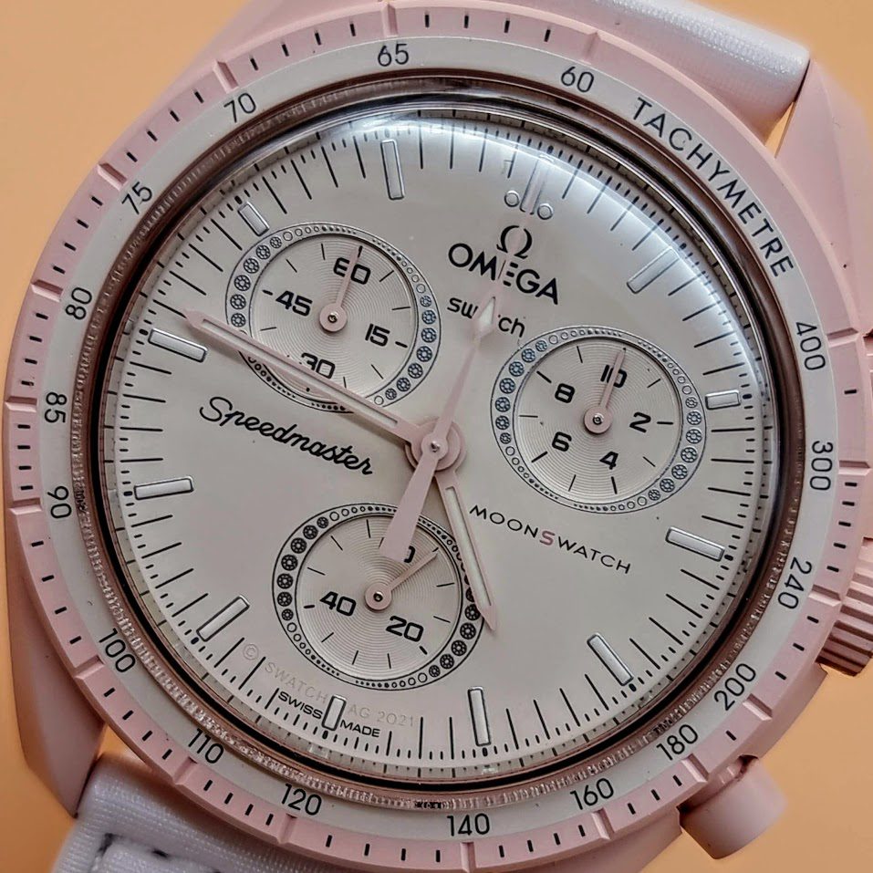 Swatch Moonswatch – Ref. SO33P100, Gut – 6/17
