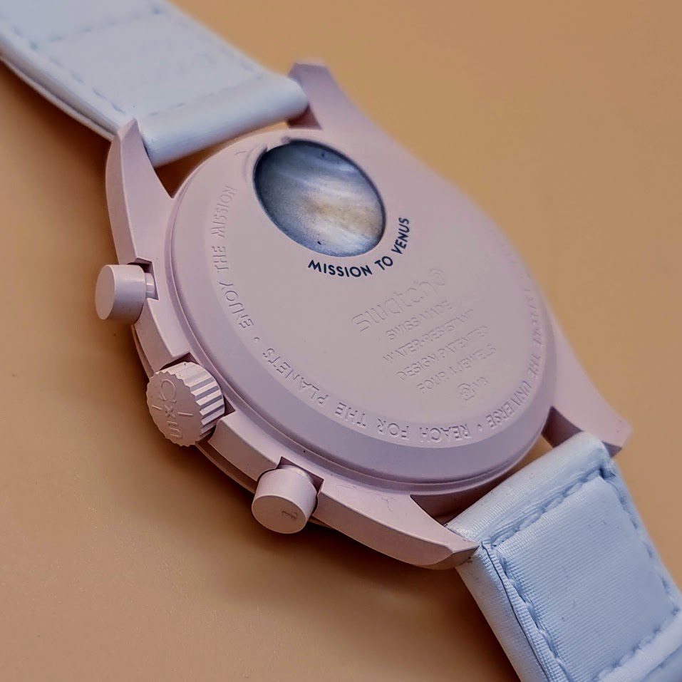 Swatch Moonswatch – Ref. SO33P100, Gut – 8/17