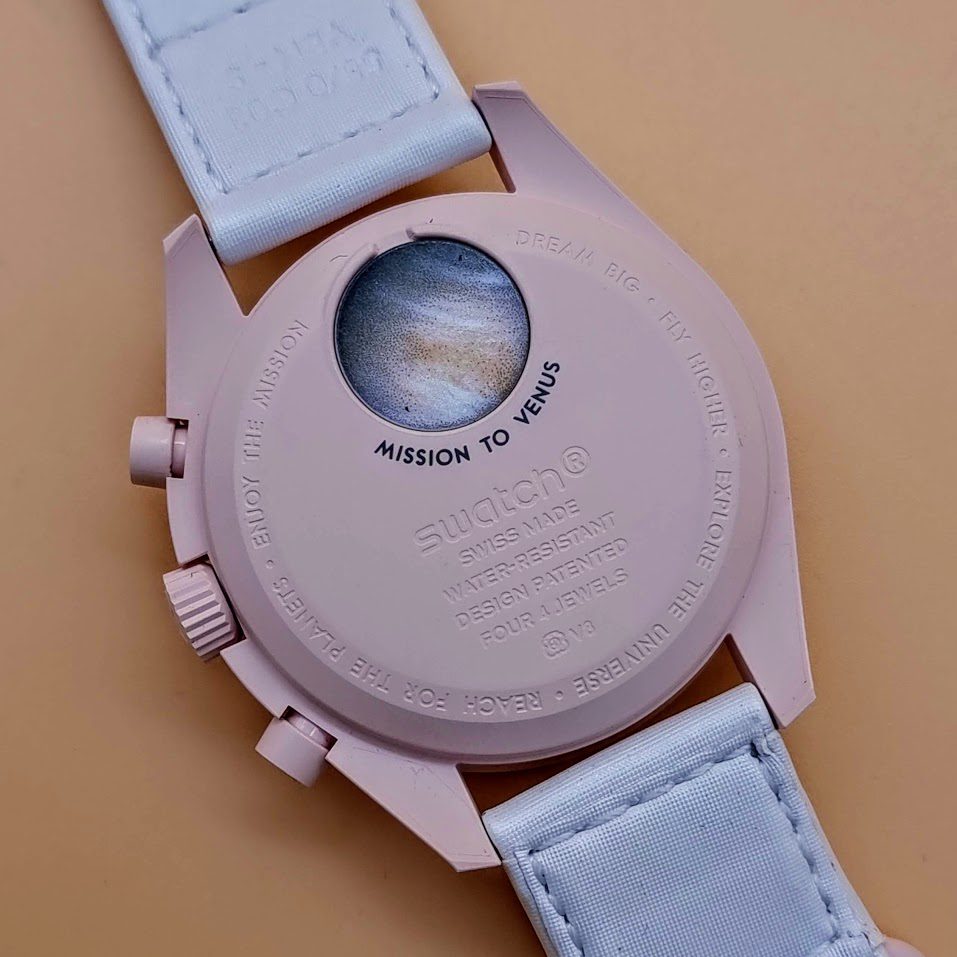Swatch Moonswatch – Ref. SO33P100, Gut – 9/17