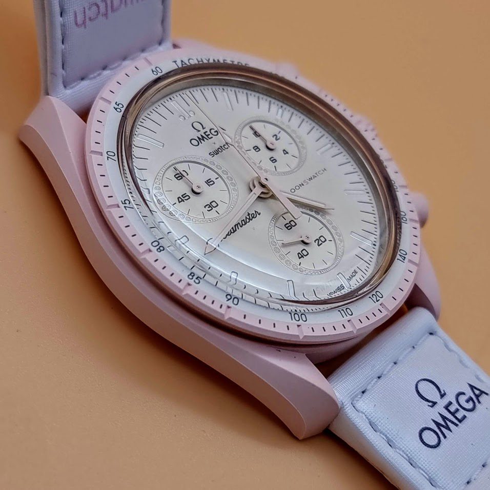 Swatch Moonswatch – Ref. SO33P100, Gut – 11/17