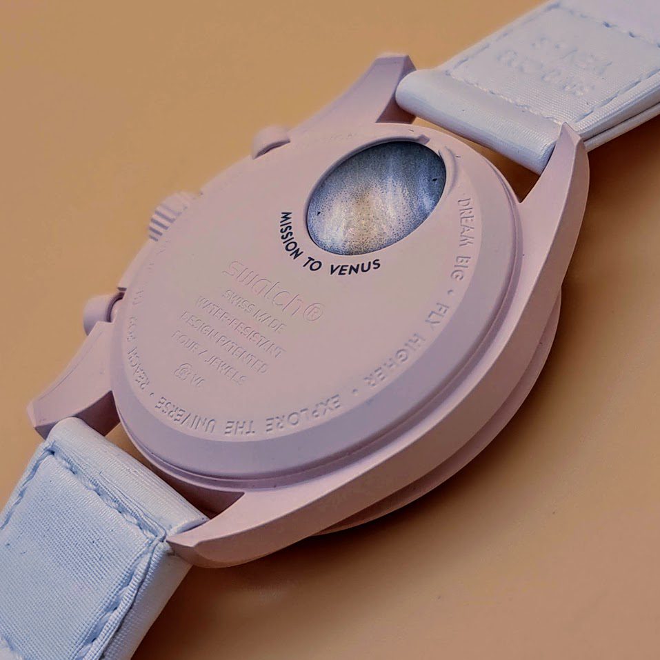 Swatch Moonswatch – Ref. SO33P100, Gut – 14/17
