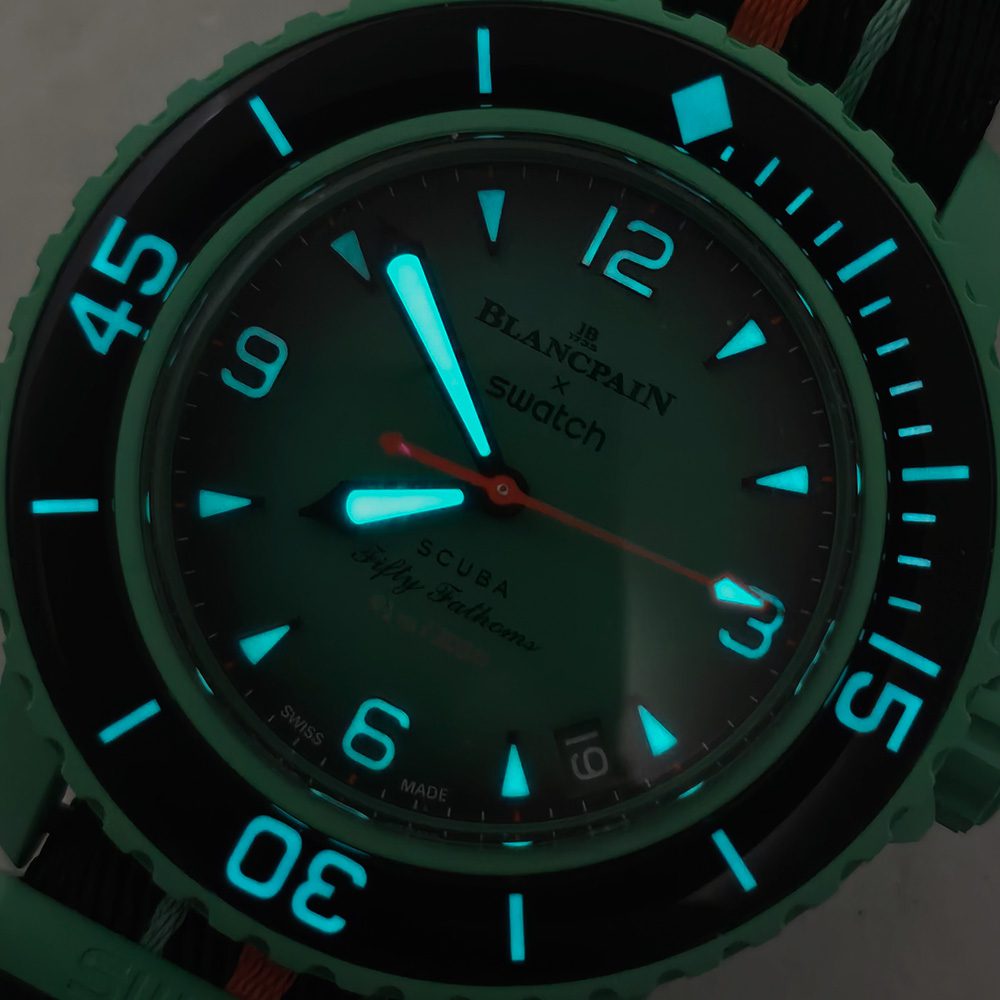 Swatch Scuba Fifty Fathoms – Ref. S035I100, Gut – 8/18