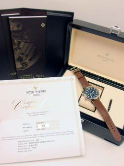 Patek Philippe Pilot Travel Time – Ref. 5524G-001, Neu – 2/11