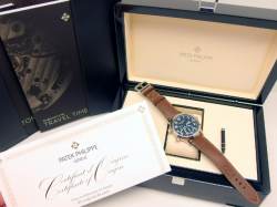 Patek Philippe Pilot Travel Time – Ref. 5524G-001, Neu – 5/11