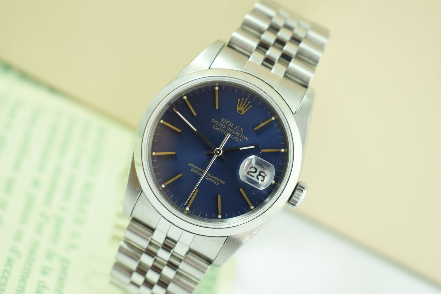 Rolex Datejust 36 – Ref. 16200, Sehr gut – 7/10