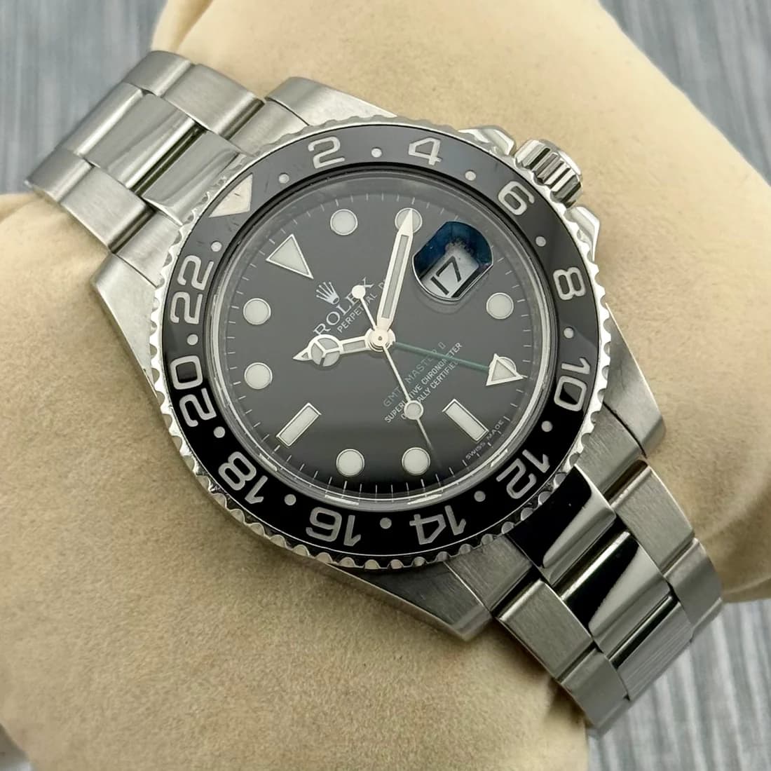 Rolex GMT-Master II – Ref. 116710LN, Sehr gut