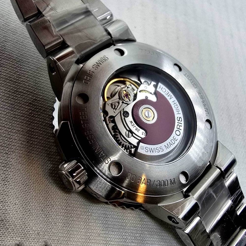 Oris Aquis – Ref. 01 733 7766 4150-Set, Gut – 10/18