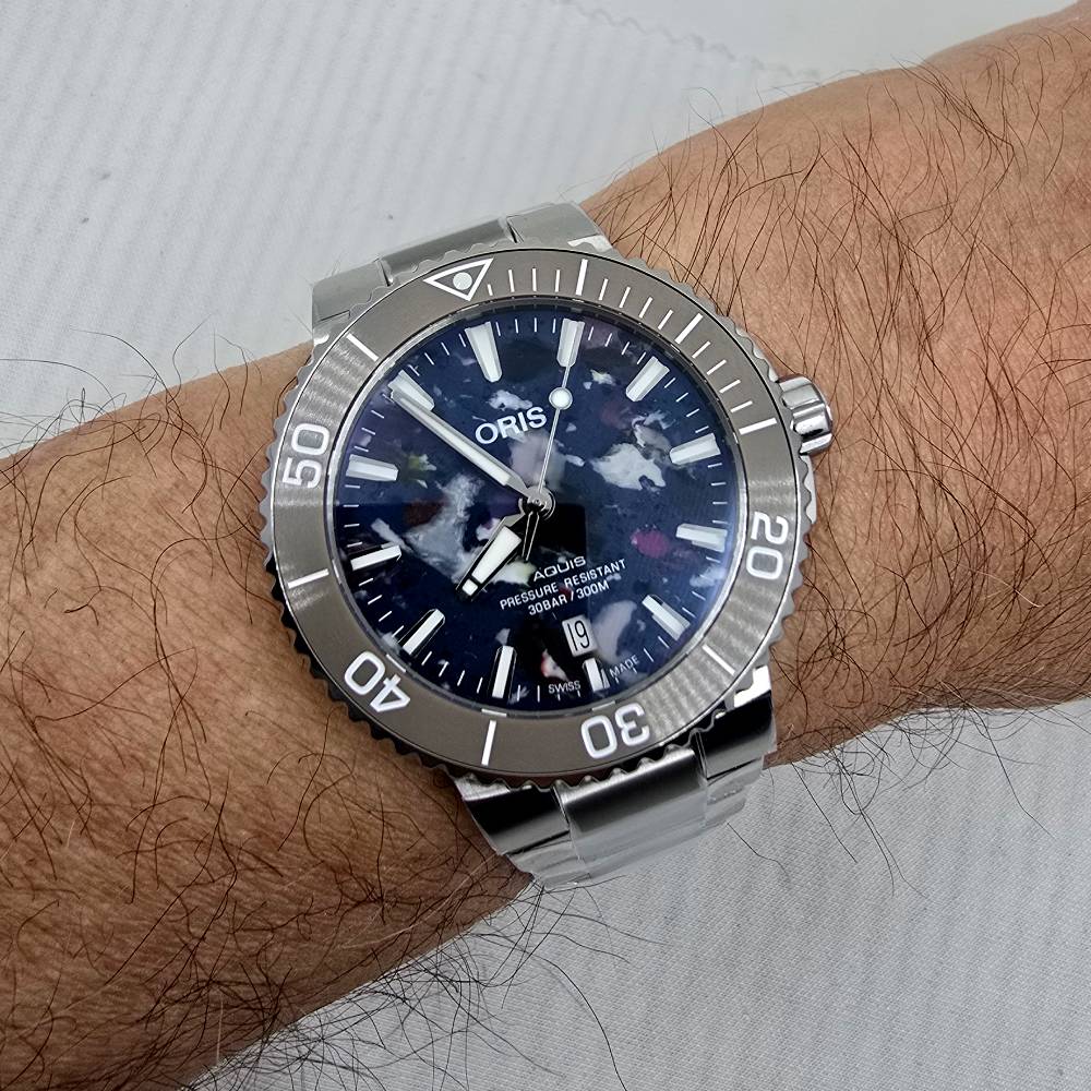 Oris Aquis – Ref. 01 733 7766 4150-Set, Gut – 17/18