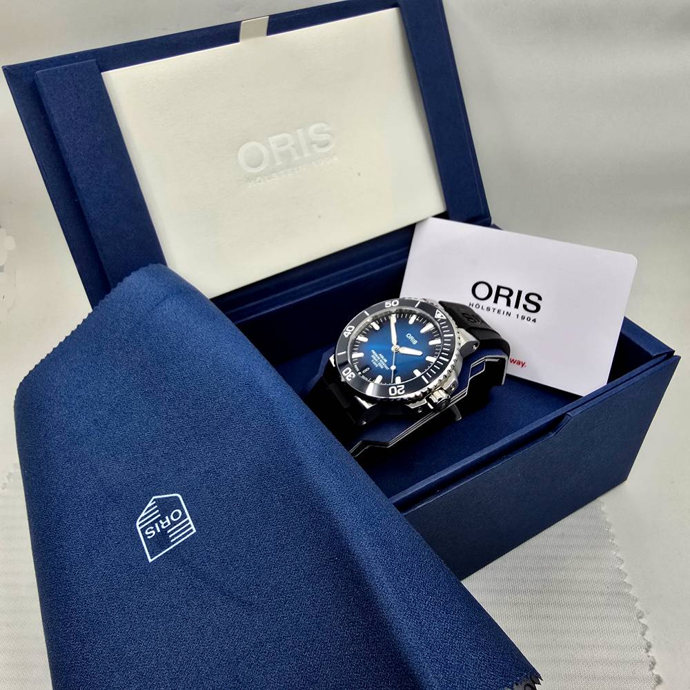Oris Aquis – Ref. 01 400 7763 4135-07 4 24 74EB, Gut – 2/18