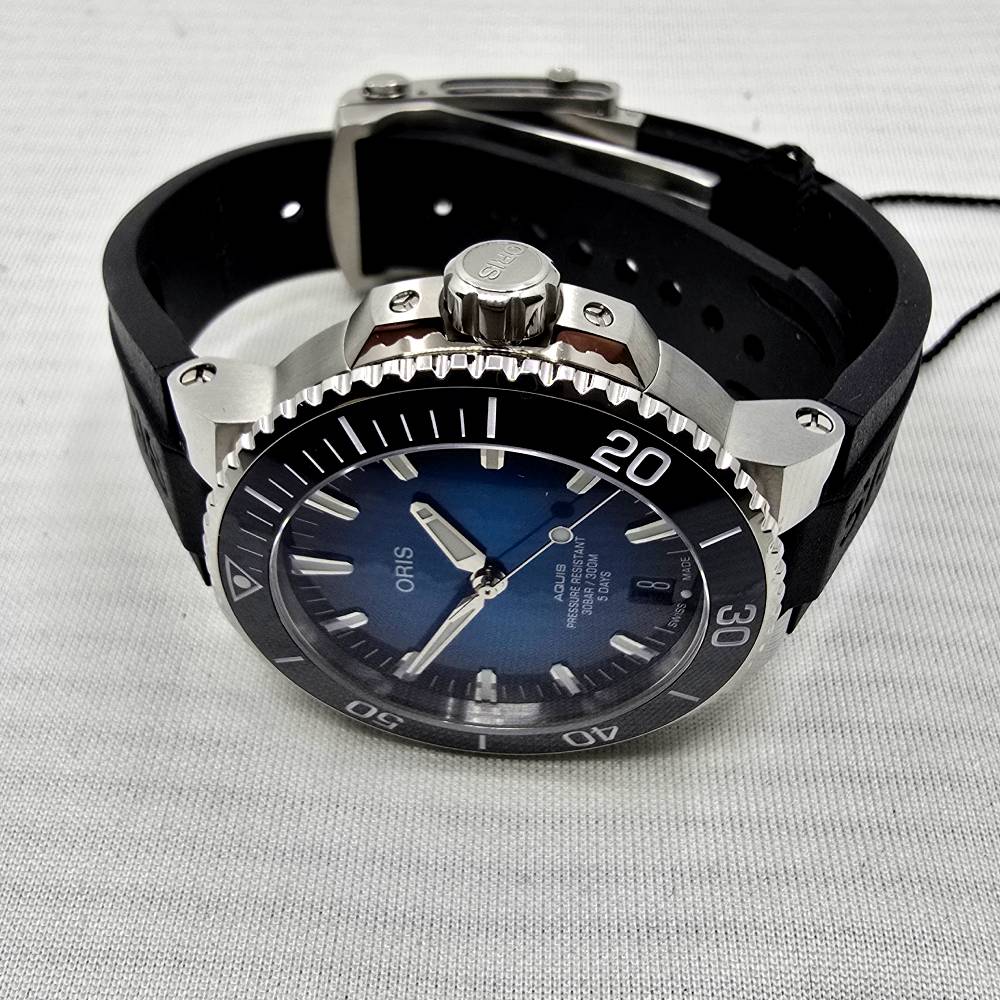 Oris Aquis – Ref. 01 400 7763 4135-07 4 24 74EB, Gut – 6/18