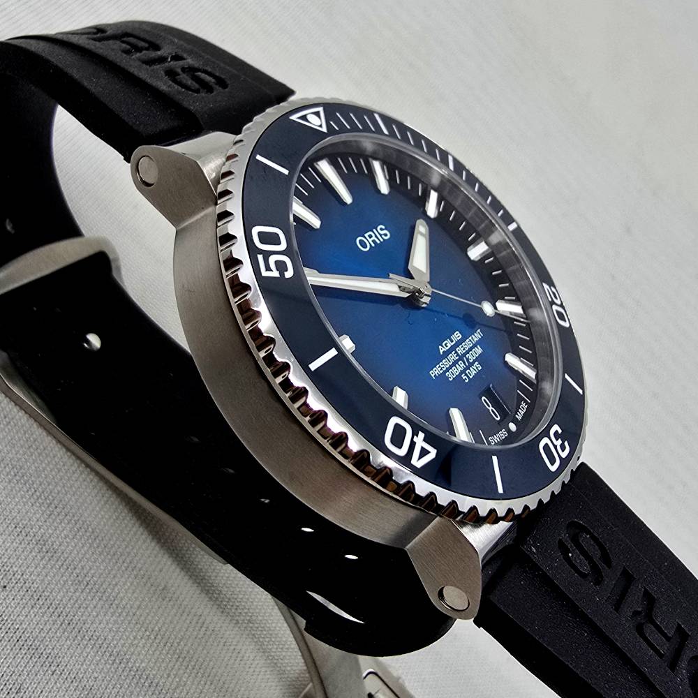 Oris Aquis – Ref. 01 400 7763 4135-07 4 24 74EB, Gut – 9/18