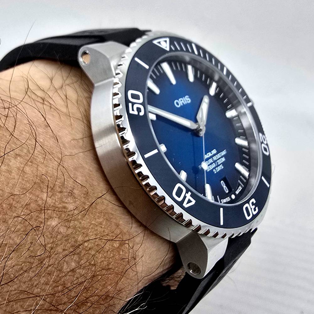 Oris Aquis – Ref. 01 400 7763 4135-07 4 24 74EB, Gut – 10/18