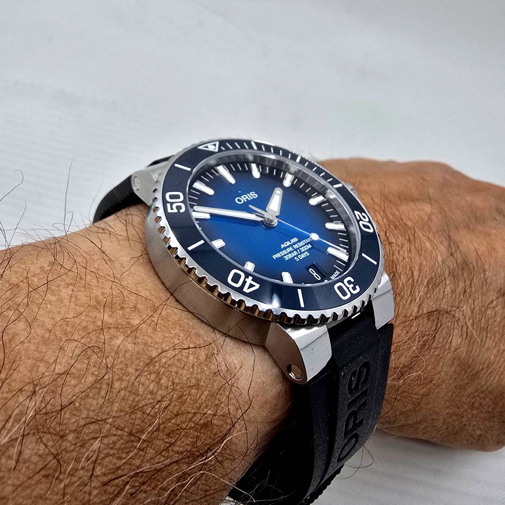 Oris Aquis – Ref. 01 400 7763 4135-07 4 24 74EB, Gut – 13/18
