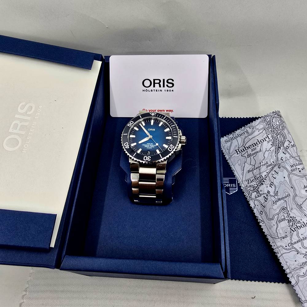 Oris Aquis – Ref. 01 400 7763 4135-07 8 24 09PEB, Gut – 2/18
