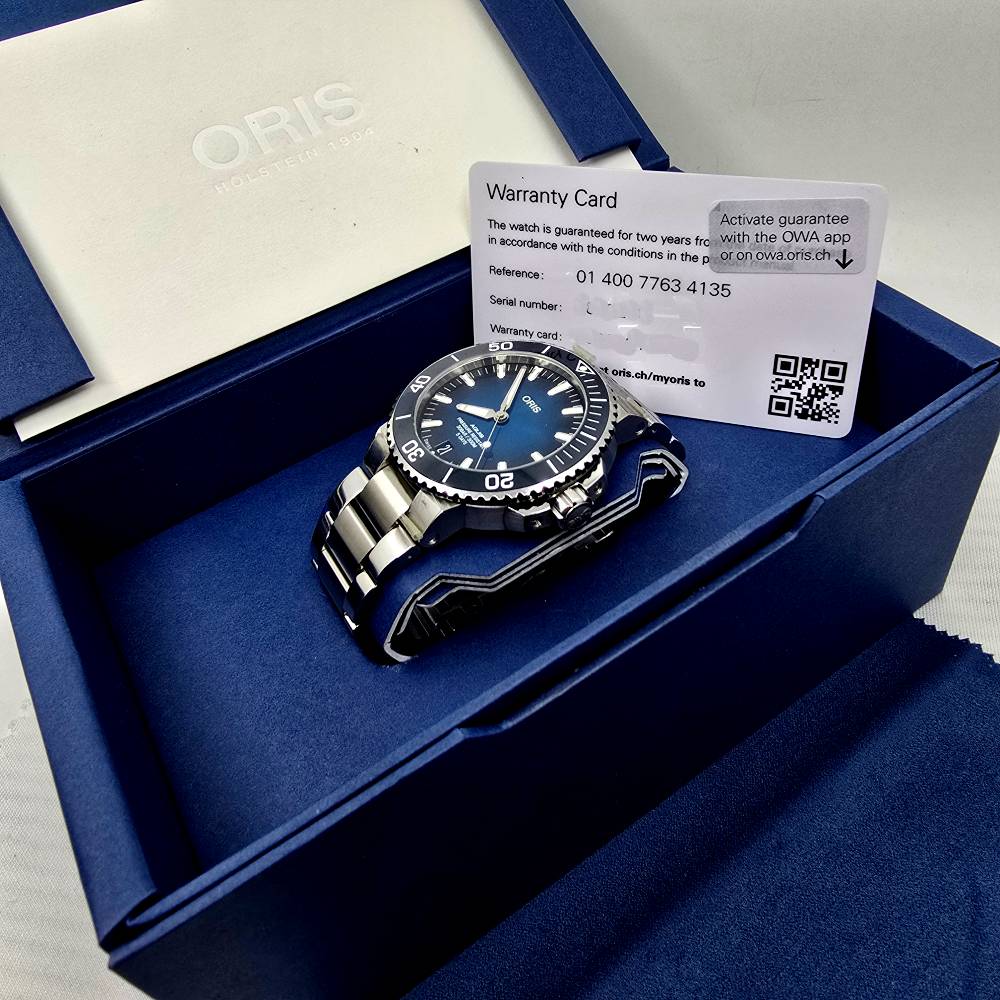 Oris Aquis – Ref. 01 400 7763 4135-07 8 24 09PEB, Gut – 3/18
