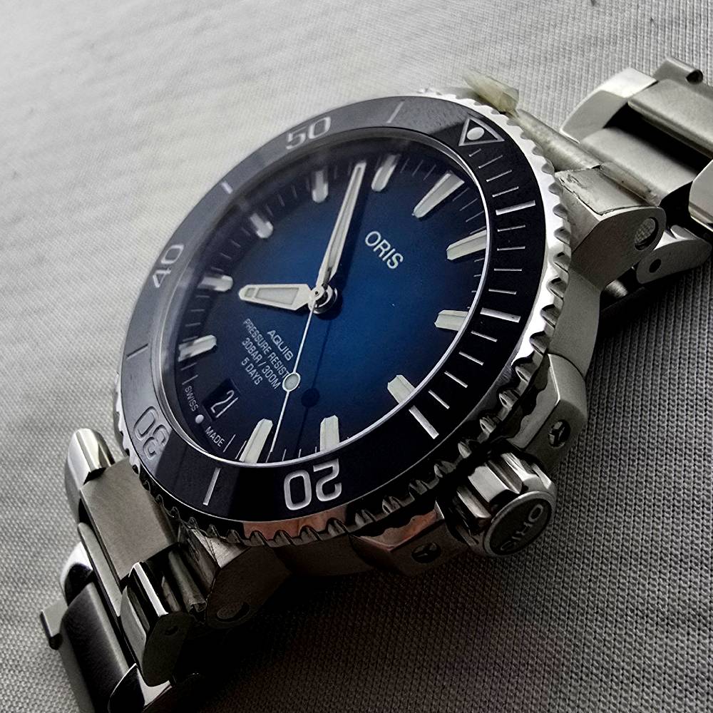Oris Aquis – Ref. 01 400 7763 4135-07 8 24 09PEB, Gut – 4/18