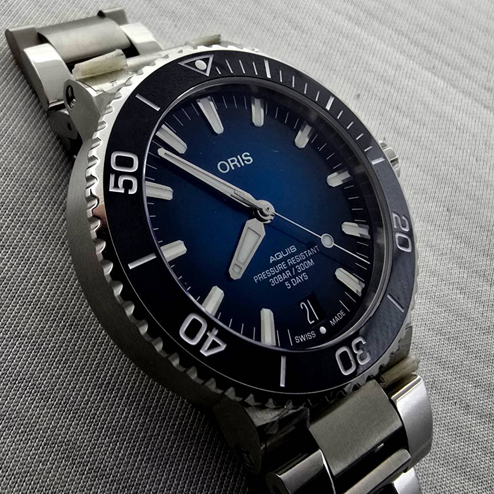 Oris Aquis – Ref. 01 400 7763 4135-07 8 24 09PEB, Gut – 7/18