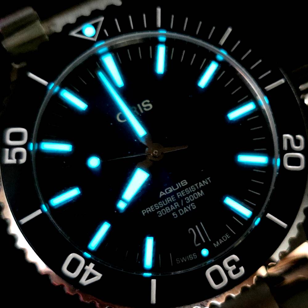 Oris Aquis – Ref. 01 400 7763 4135-07 8 24 09PEB, Gut – 15/18