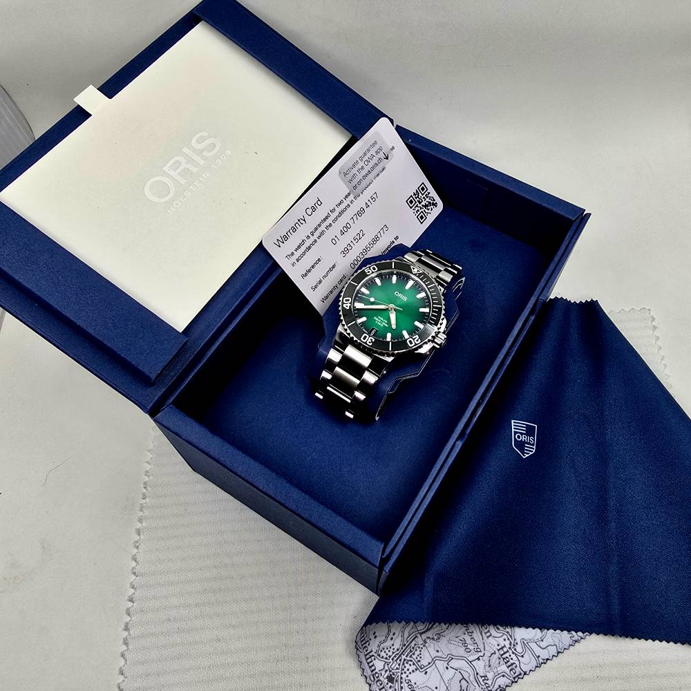 Oris Aquis – Ref. 01 400 7769 4157-07 8 22 09PEB, Gut – 2/18