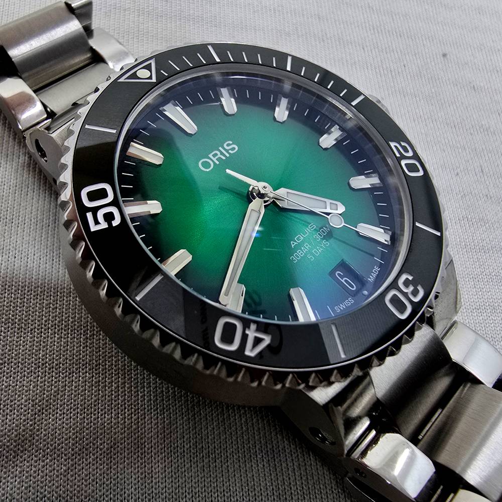 Oris Aquis – Ref. 01 400 7769 4157-07 8 22 09PEB, Gut – 5/18