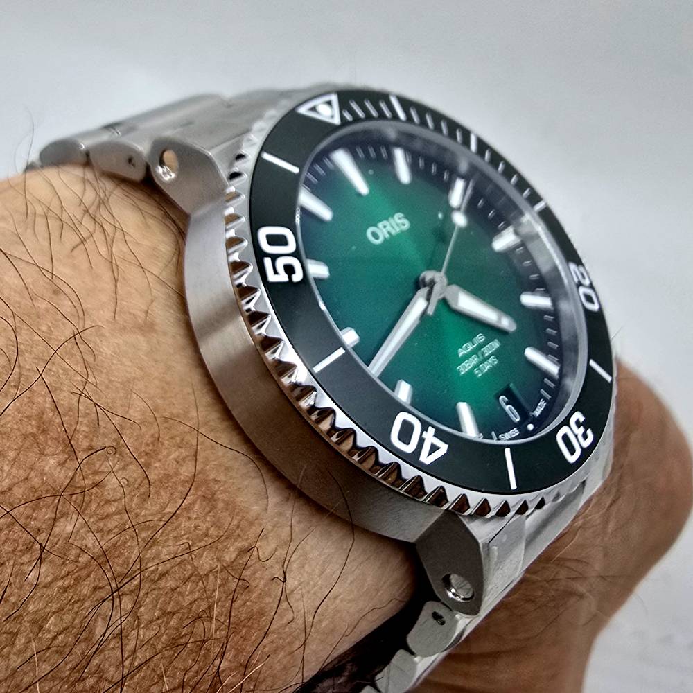 Oris Aquis – Ref. 01 400 7769 4157-07 8 22 09PEB, Gut – 9/18