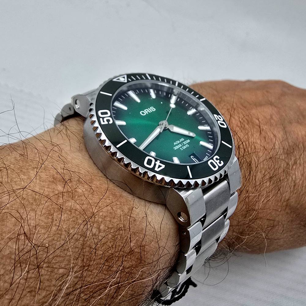 Oris Aquis – Ref. 01 400 7769 4157-07 8 22 09PEB, Gut – 13/18