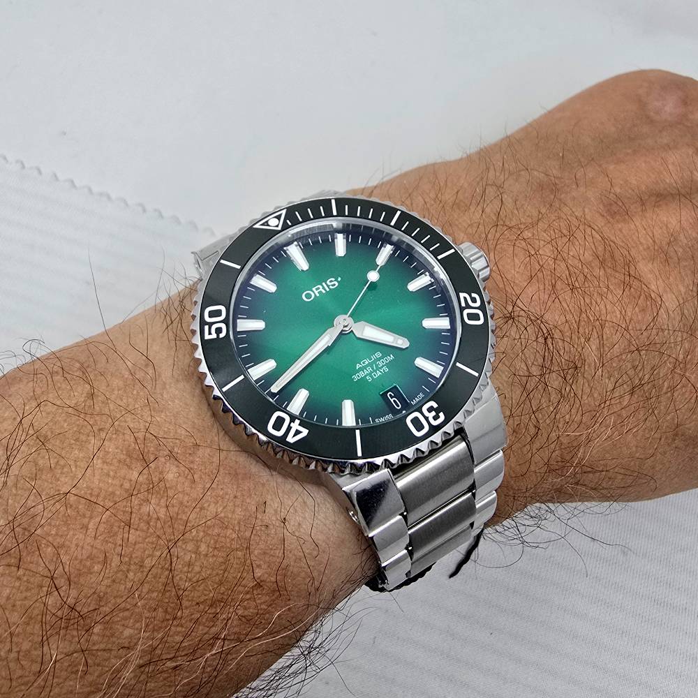 Oris Aquis – Ref. 01 400 7769 4157-07 8 22 09PEB, Gut – 15/18