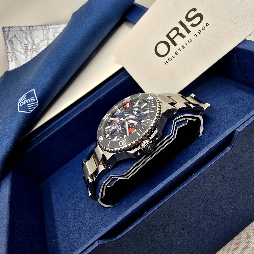 Oris Aquis – Ref. 01 733 7787 4150-07 8 22 04PEB, Gut – 3/18