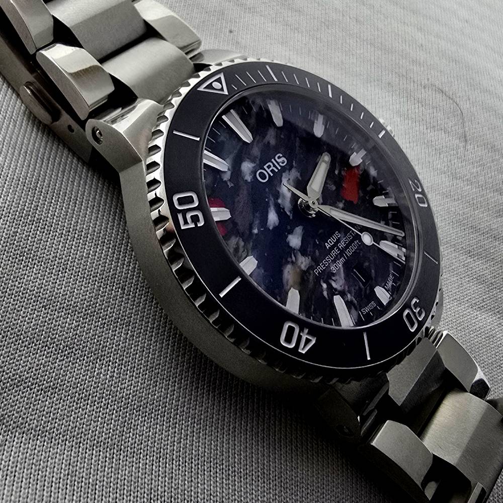Oris Aquis – Ref. 01 733 7787 4150-07 8 22 04PEB, Gut – 6/18