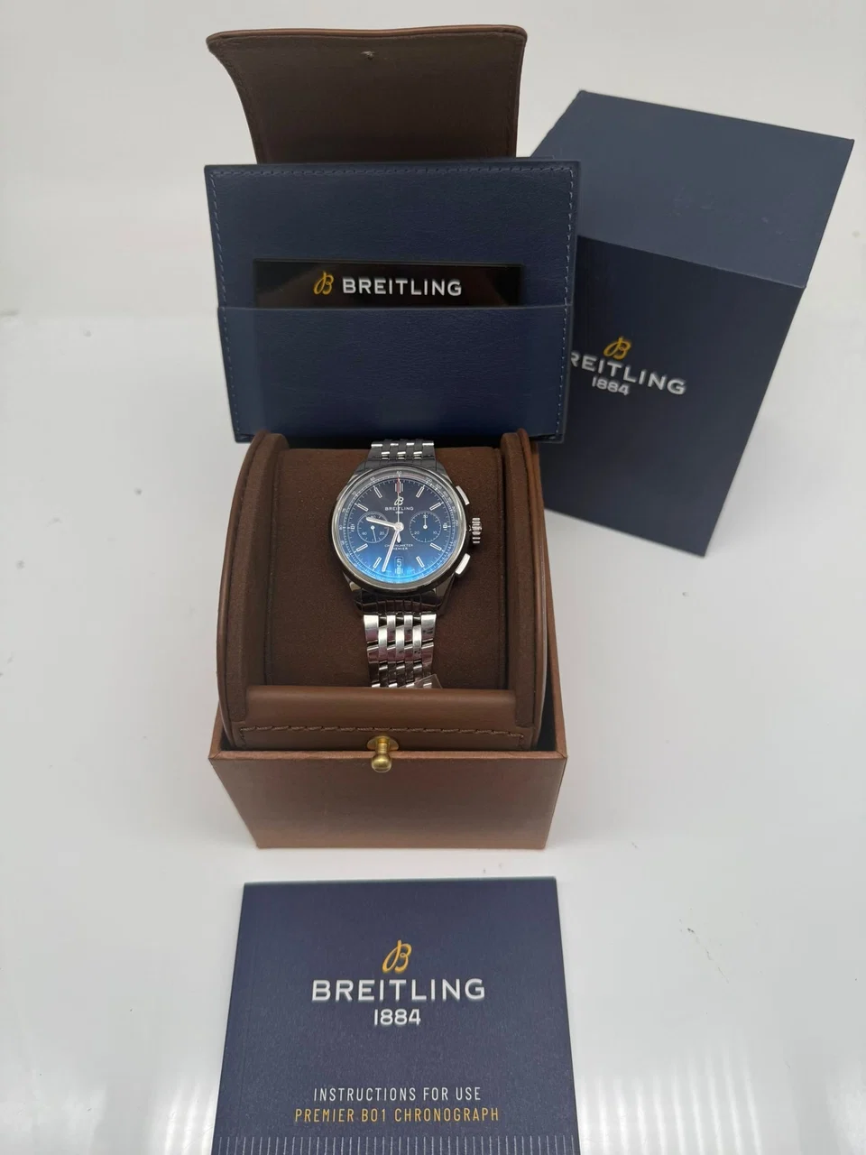 Breitling Premier – Ref. AB0118, very good – 10/10