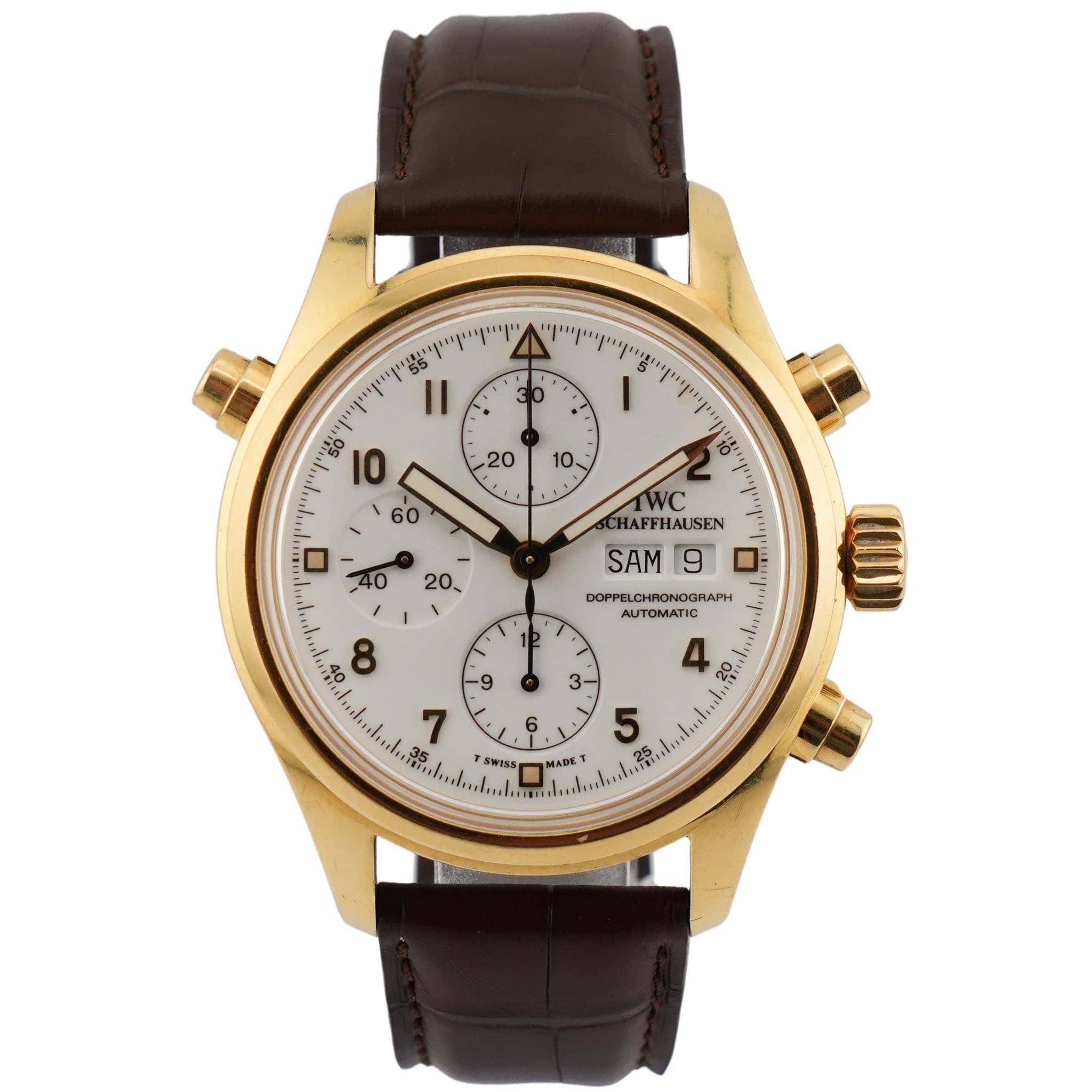 IWC Doppelchronograph – Ref. IW3711, Sehr gut – Bild 1/5