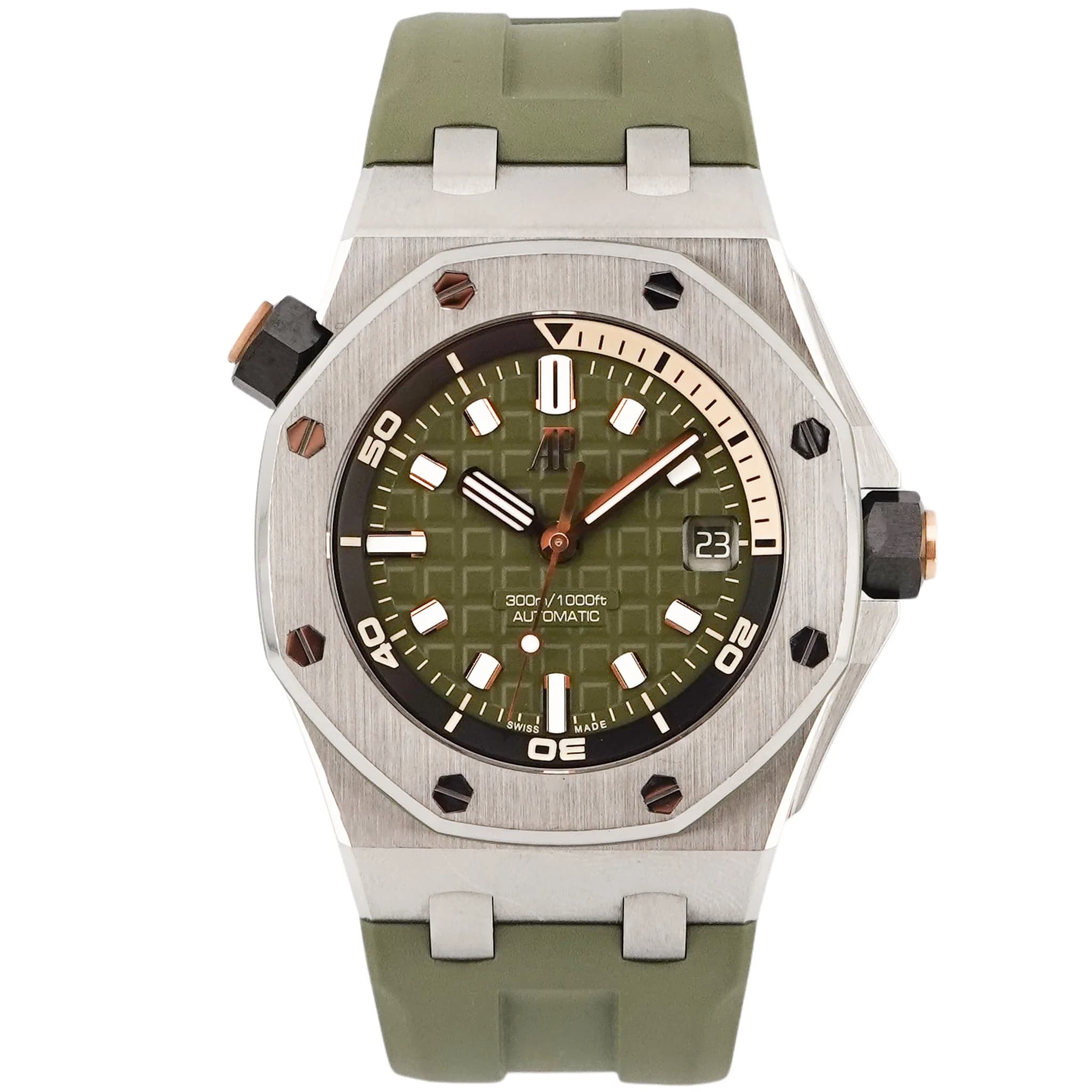 Audemars Piguet Royal Oak Offshore Diver – Ref. 15720ST, Sehr gut – Bild 1/10