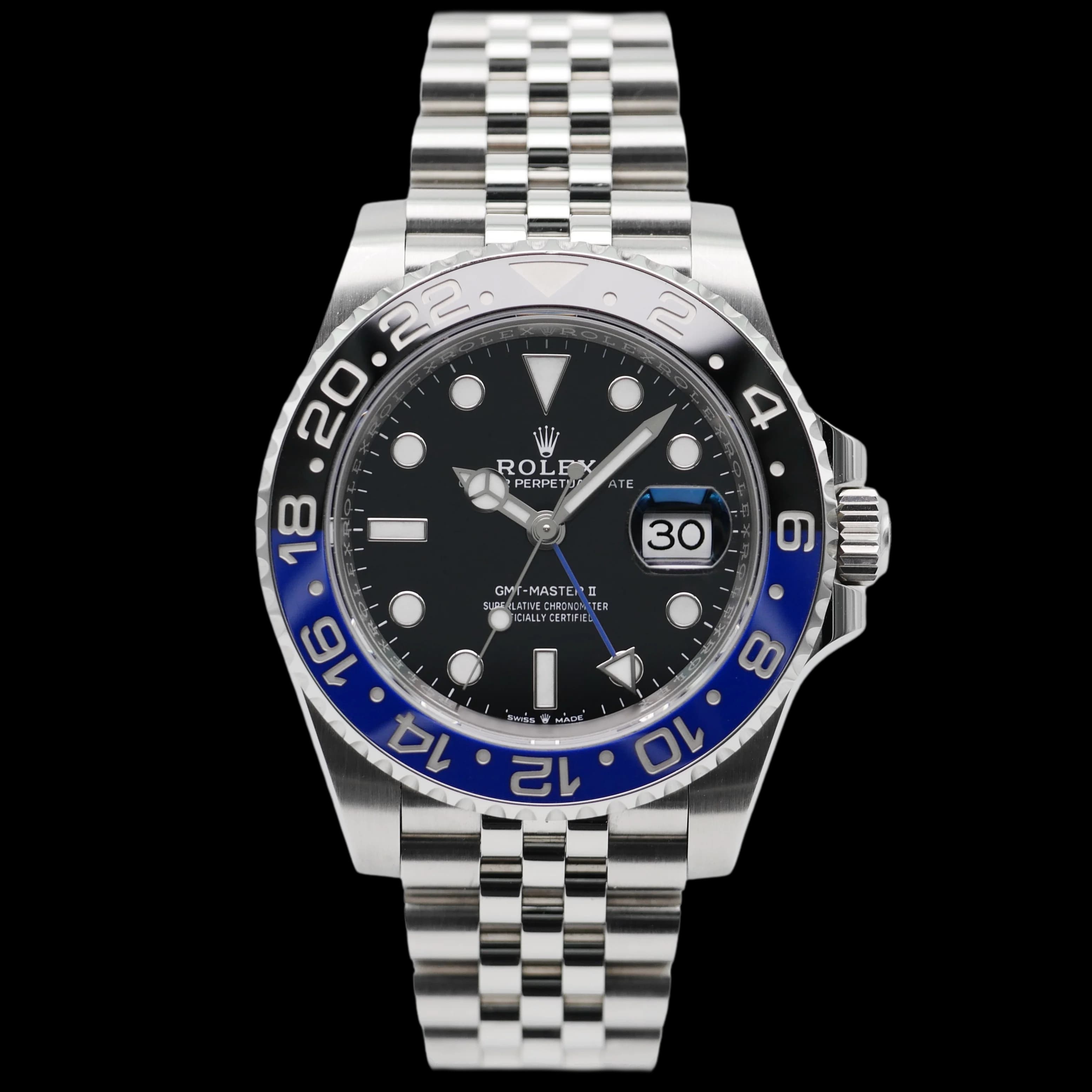 Rolex GMT-Master II – Ref. 126710BLNR, Sehr gut – Bild 1/12