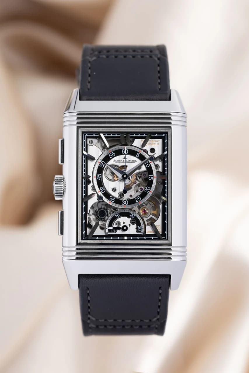 Jaeger-LeCoultre Reverso Duoface Tribute Chronograph – Ref. Q389848J, Sehr gut