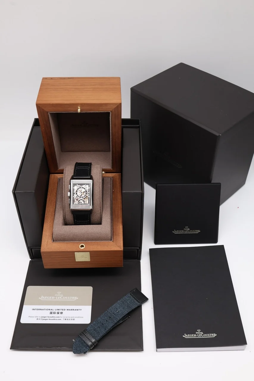 Jaeger-LeCoultre Reverso Duoface Tribute Chronograph – Ref. Q389848J, Sehr gut – 11/13