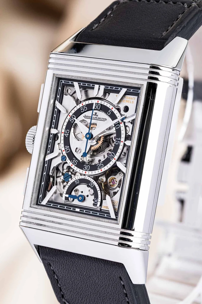 Jaeger-LeCoultre Reverso Duoface Tribute Chronograph – Ref. Q389848J, Sehr gut – 12/13