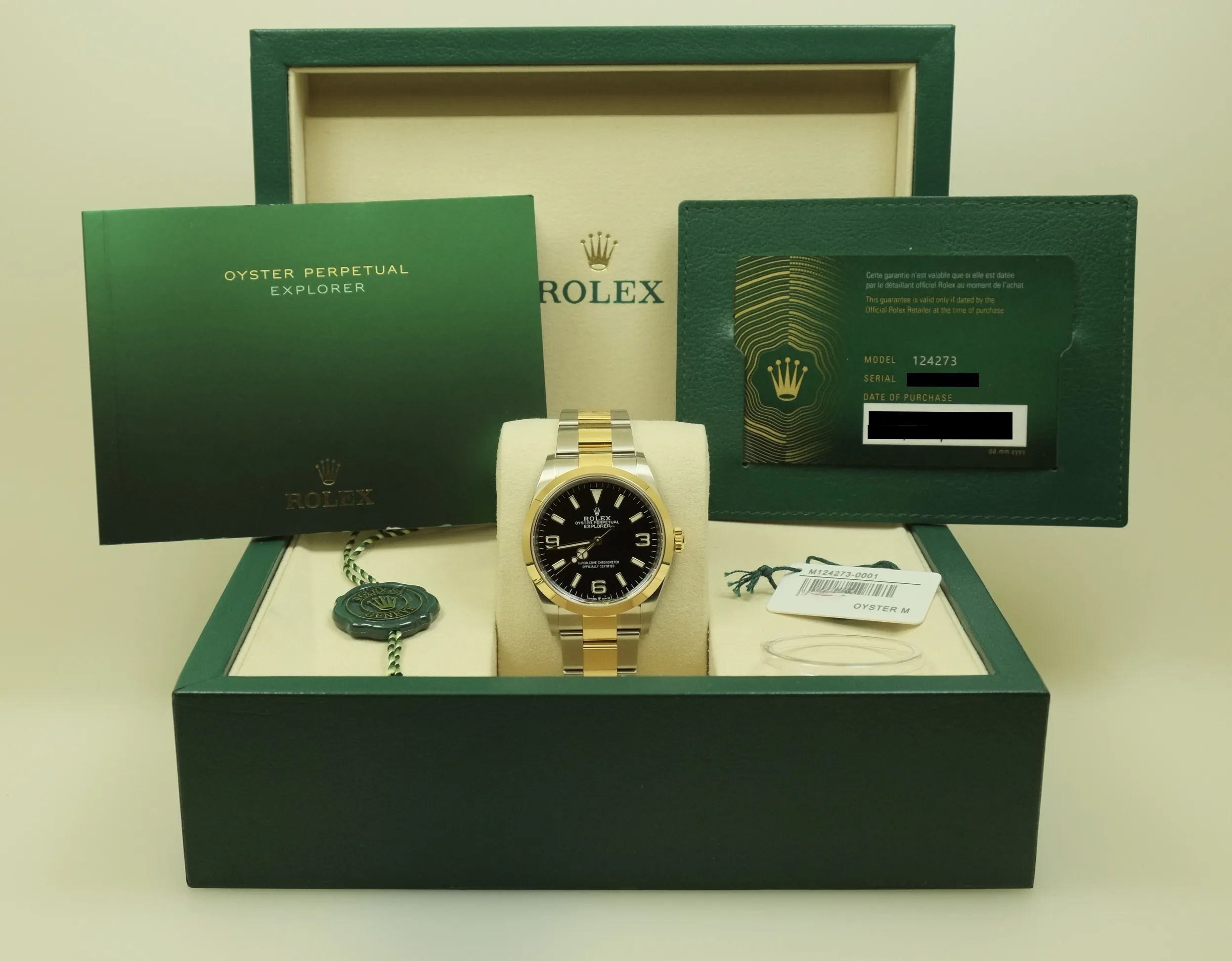 Rolex Explorer – Ref. 124273, Neu – 6/6