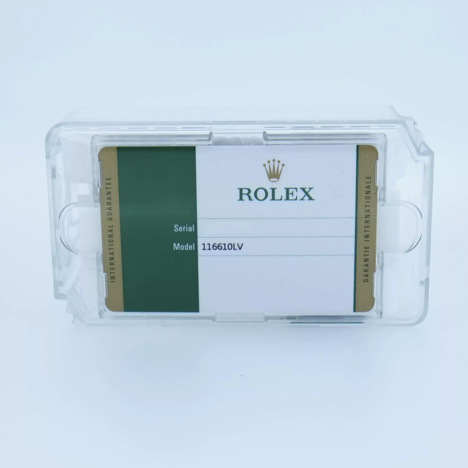 Rolex Submariner – Ref. 116610LV, Neu – 6/9