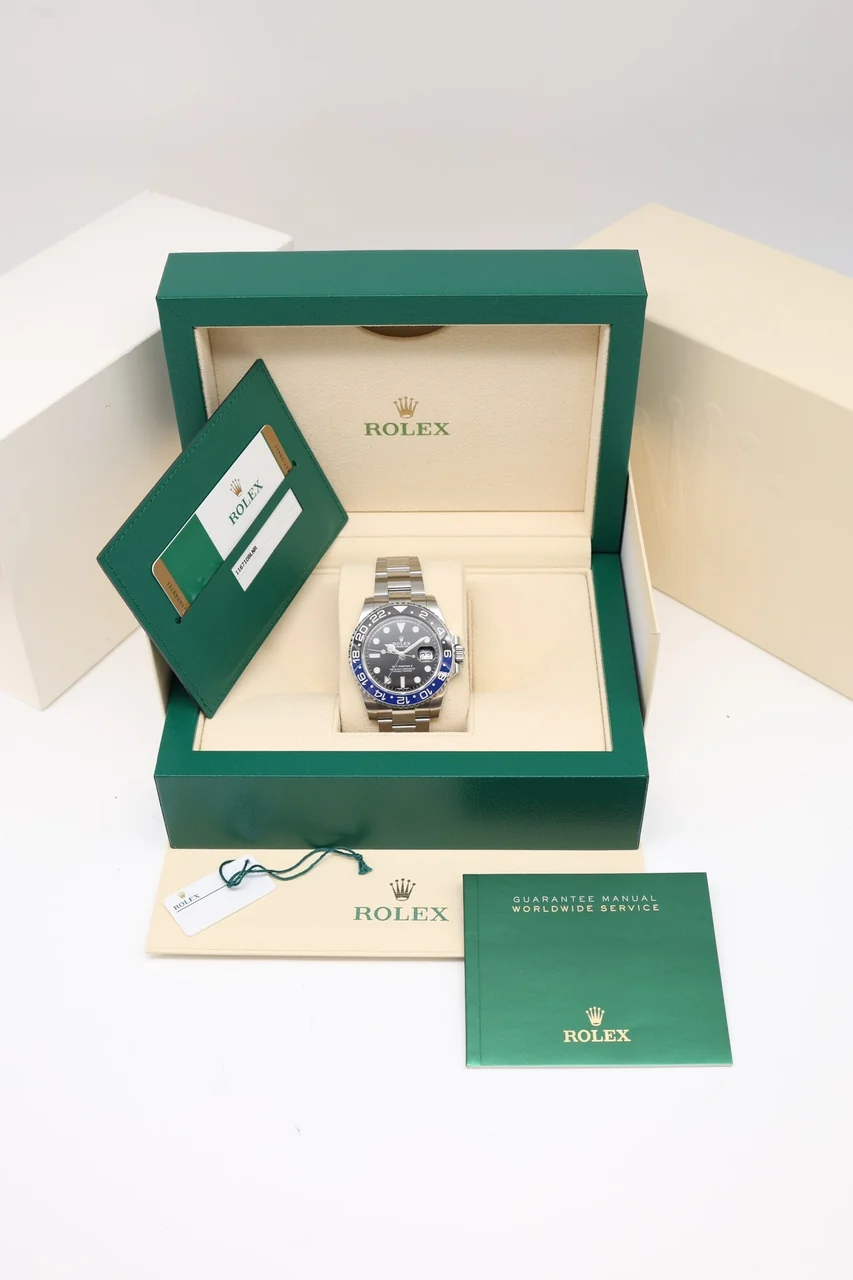 Rolex GMT-Master II – Ref. 116710BLNR, Sehr gut – 8/10