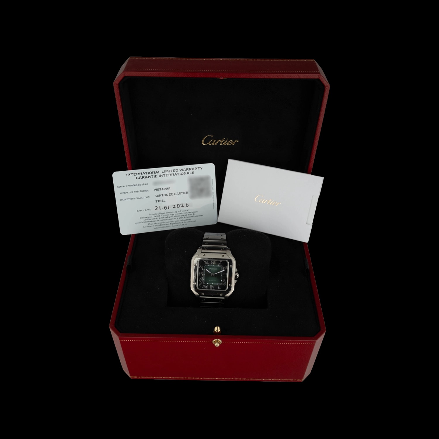 Cartier Santos de Cartier – Ref. WSSA0061, very good – 8/8