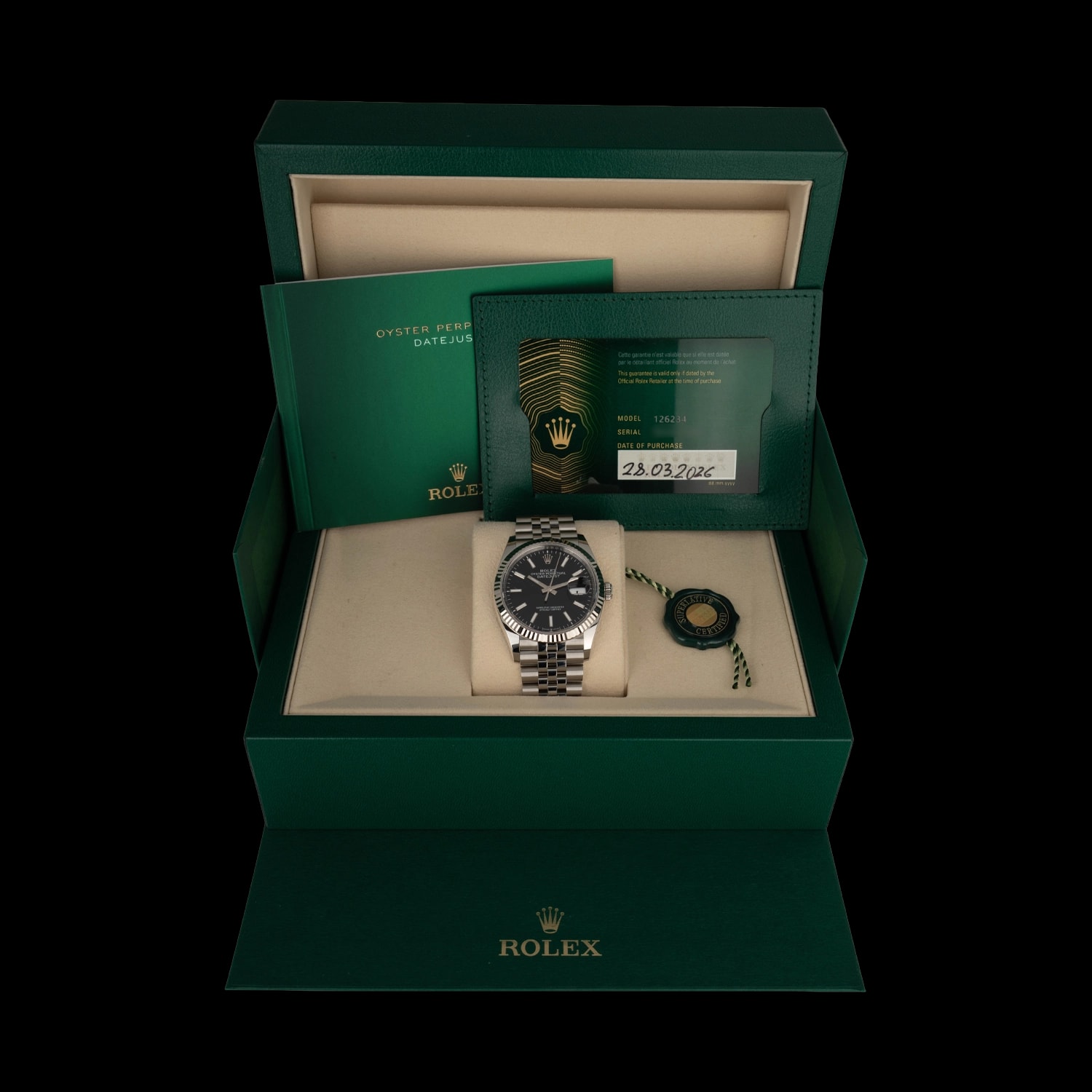 Rolex Datejust 36 – Ref. 126234, New – 6/8