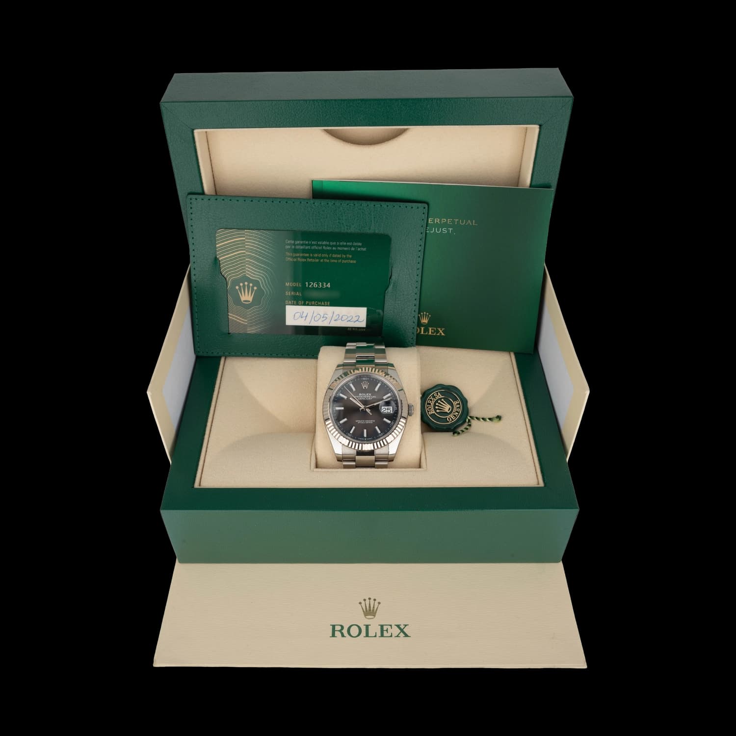Rolex Datejust 41 – Ref. 126334, Sehr gut – Bild 2/8