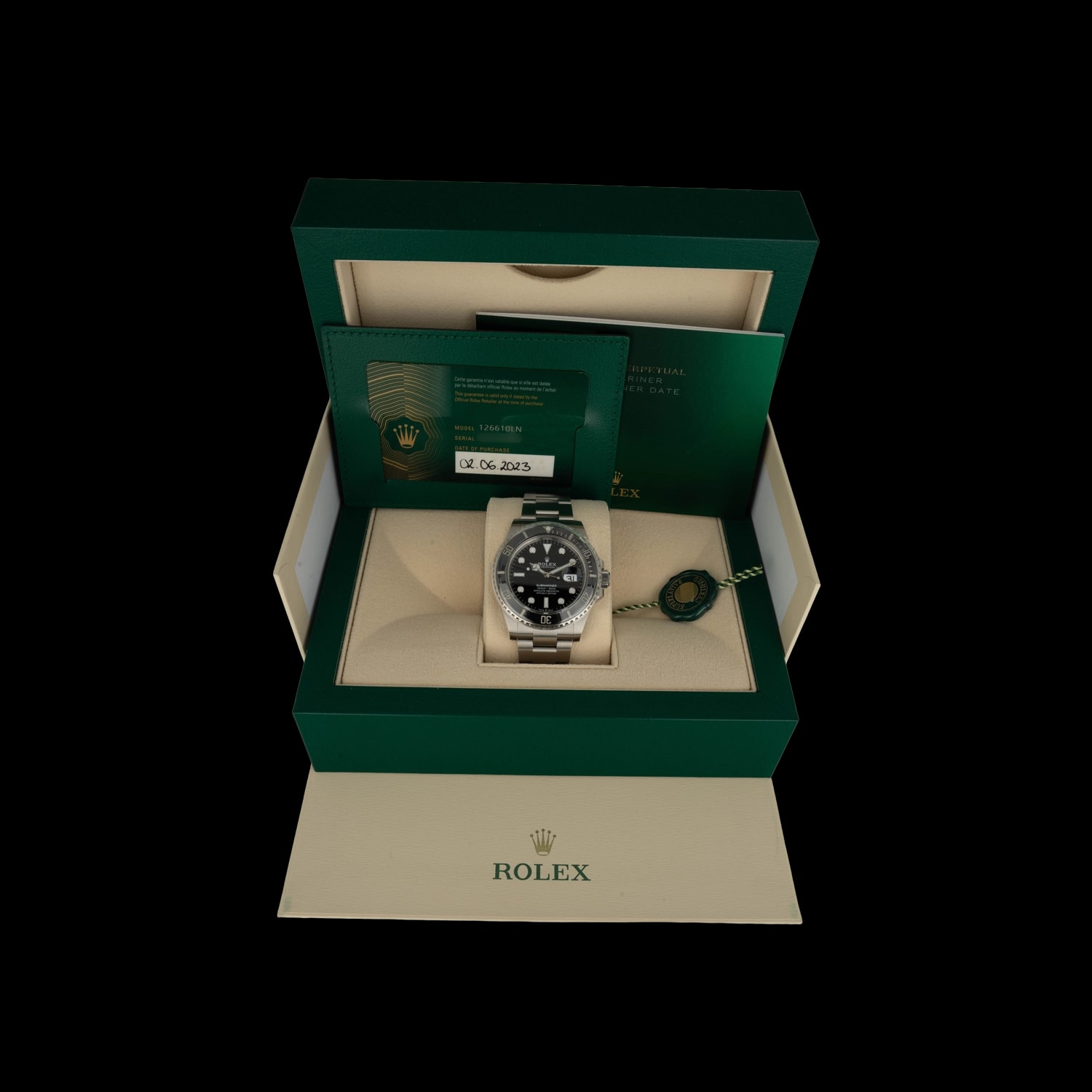 Rolex Submariner – Ref. 126610LN, Neu – 8/8