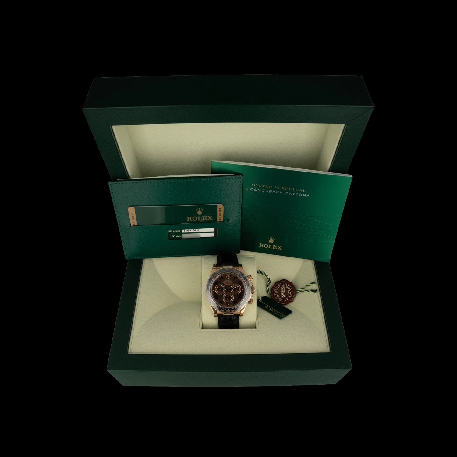 Rolex Daytona – Ref. 116515LN, Sehr gut – 8/8